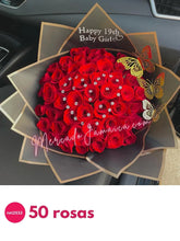 Ramo de rosas con coronita